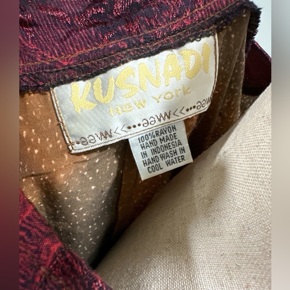 Kusnadi Art To Wear Tunic OS Boho - Picture 5 of 5